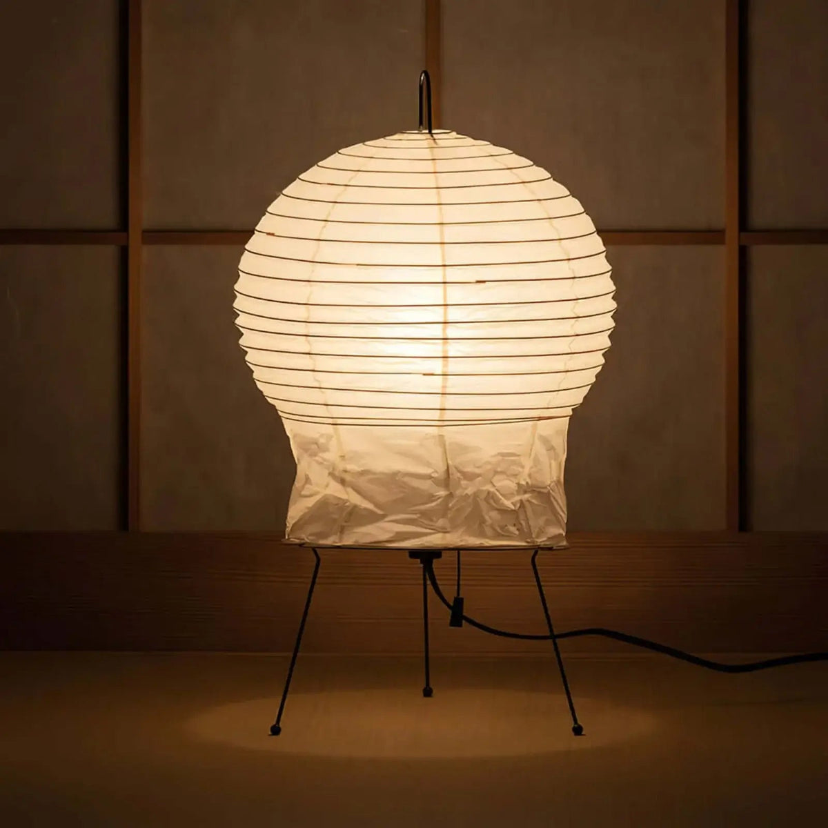 Japanese Paper Table Lamp — Table Lamp | Maison Monashee — view 9