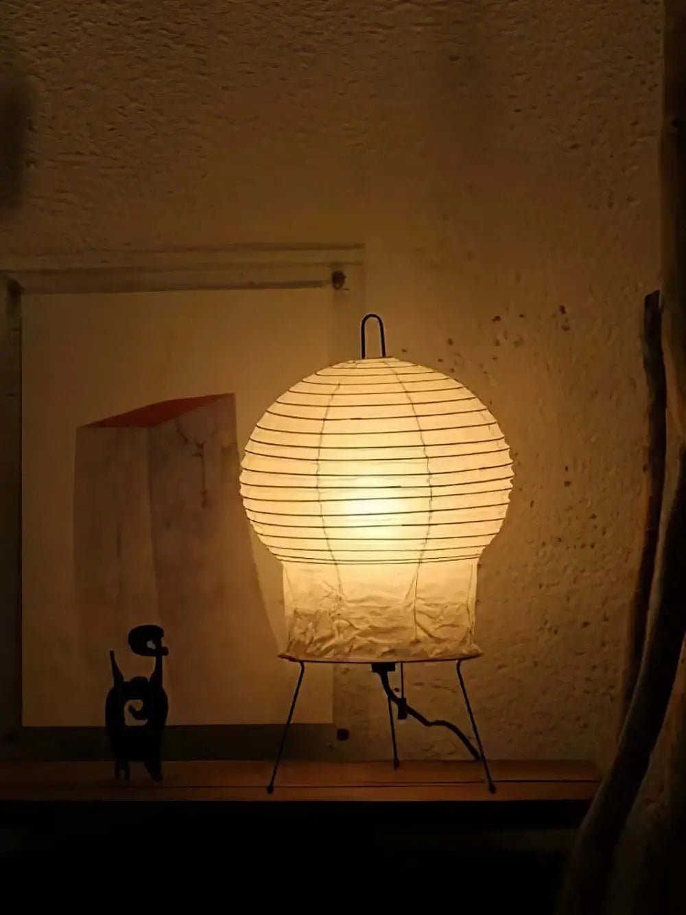 Japanese Paper Table Lamp — Table Lamp | Maison Monashee — view 3