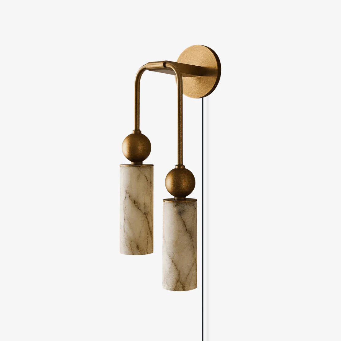 Modern White Wall Sconce — Wall Sconce | Maison Monashee