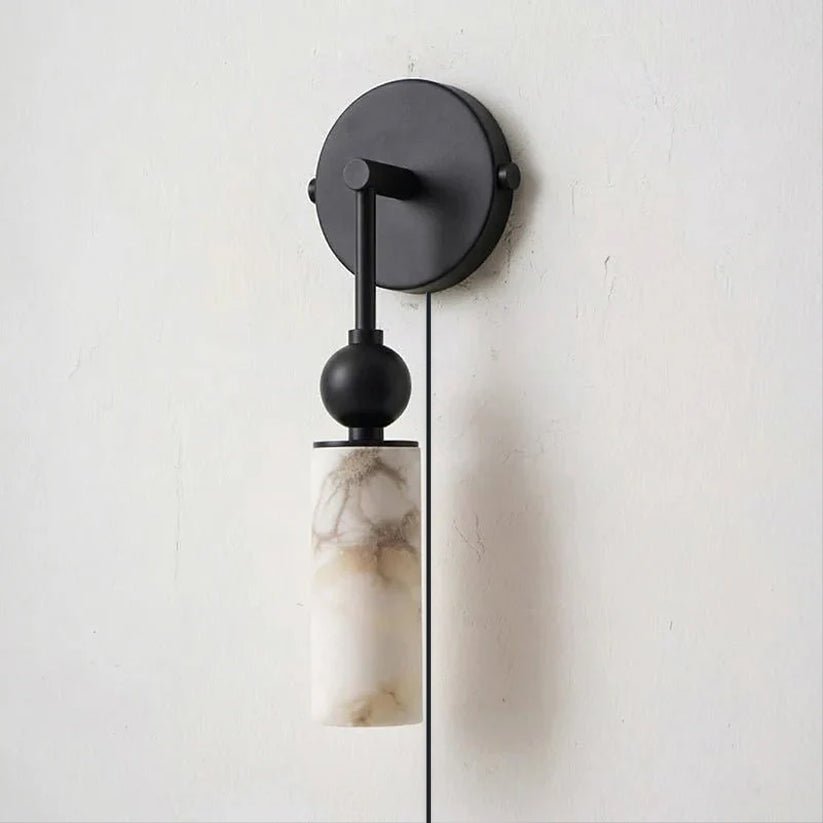 Modern White Wall Sconce — Wall Sconce | Maison Monashee — view 10