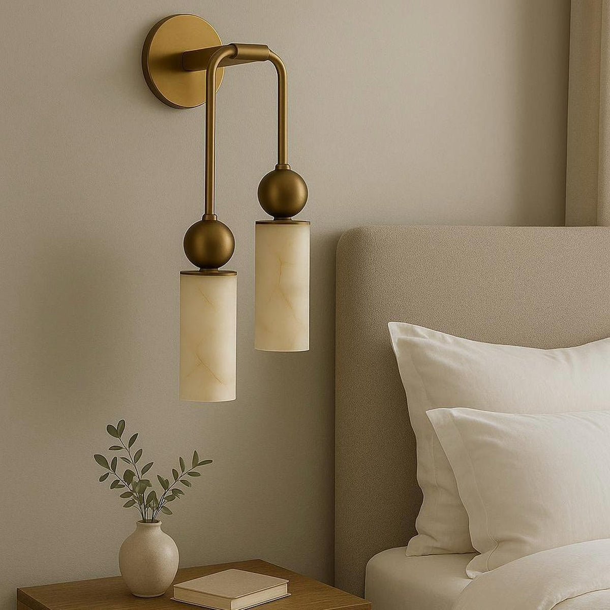 Brass Wall Sconce Bedroom — Wall Sconce | Maison Monashee — view 6