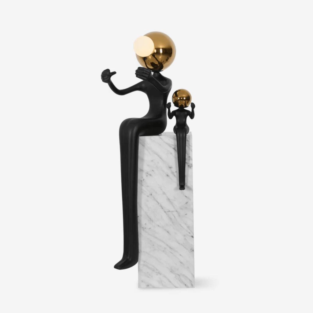 Stone Floor Lamp — Floor Lamp | Maison Monashee