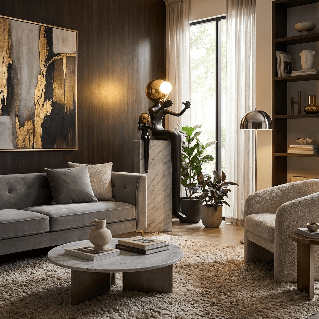 Stone Floor Lamp — Floor Lamp | Maison Monashee — view 6
