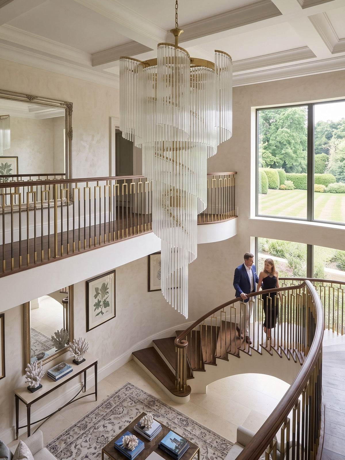 Chandelier Glass Rods — Chandelier | Maison Monashee — view 10