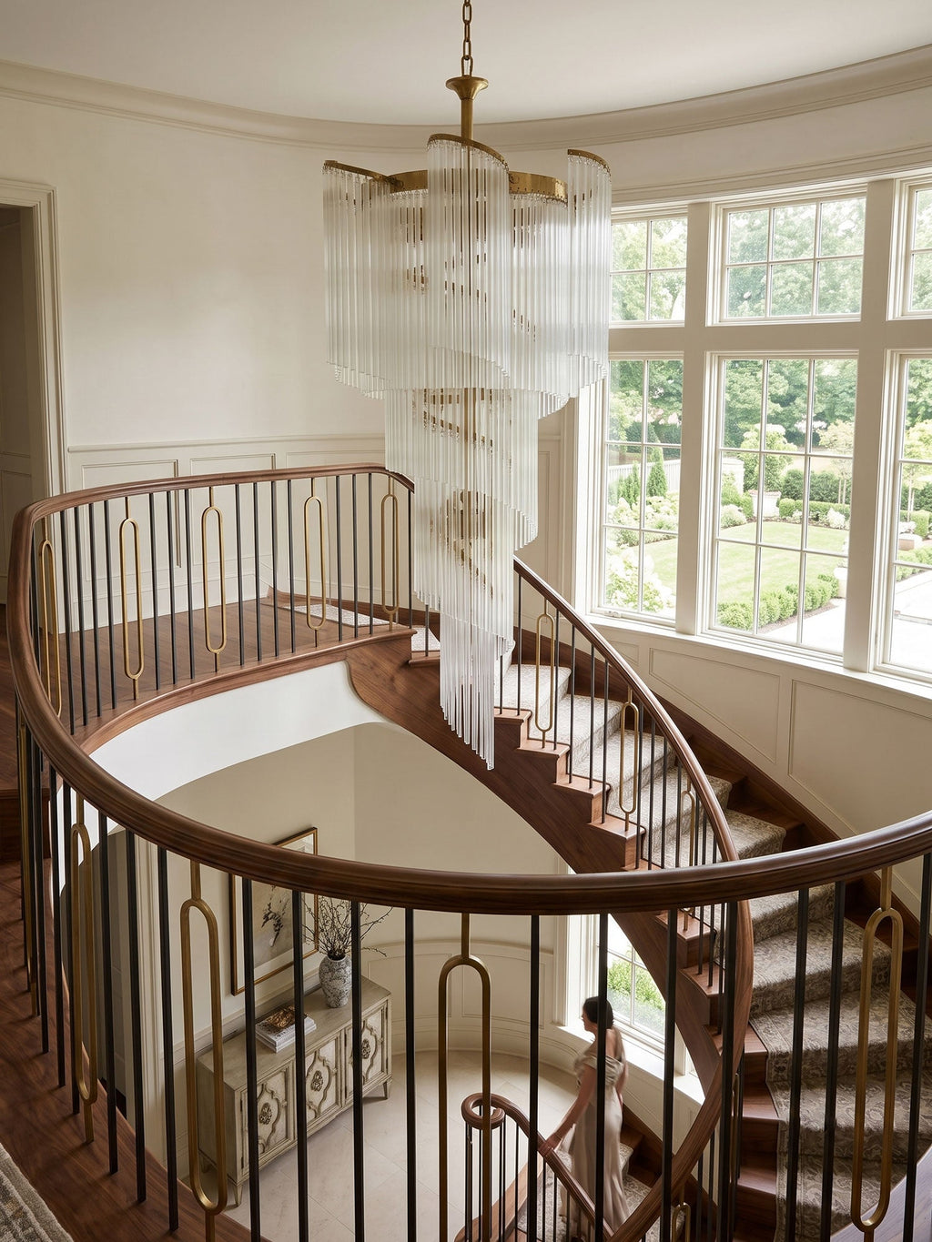 Chandelier Glass Rods — Chandelier | Maison Monashee — view 11