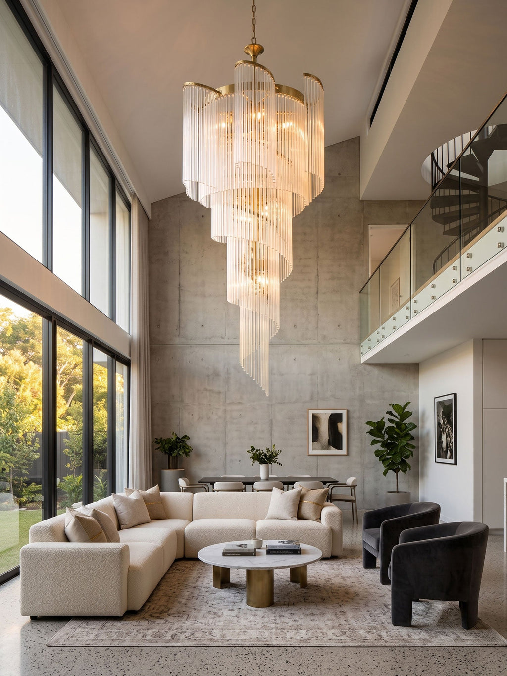 Chandelier Glass Rods — Chandelier | Maison Monashee — view 12
