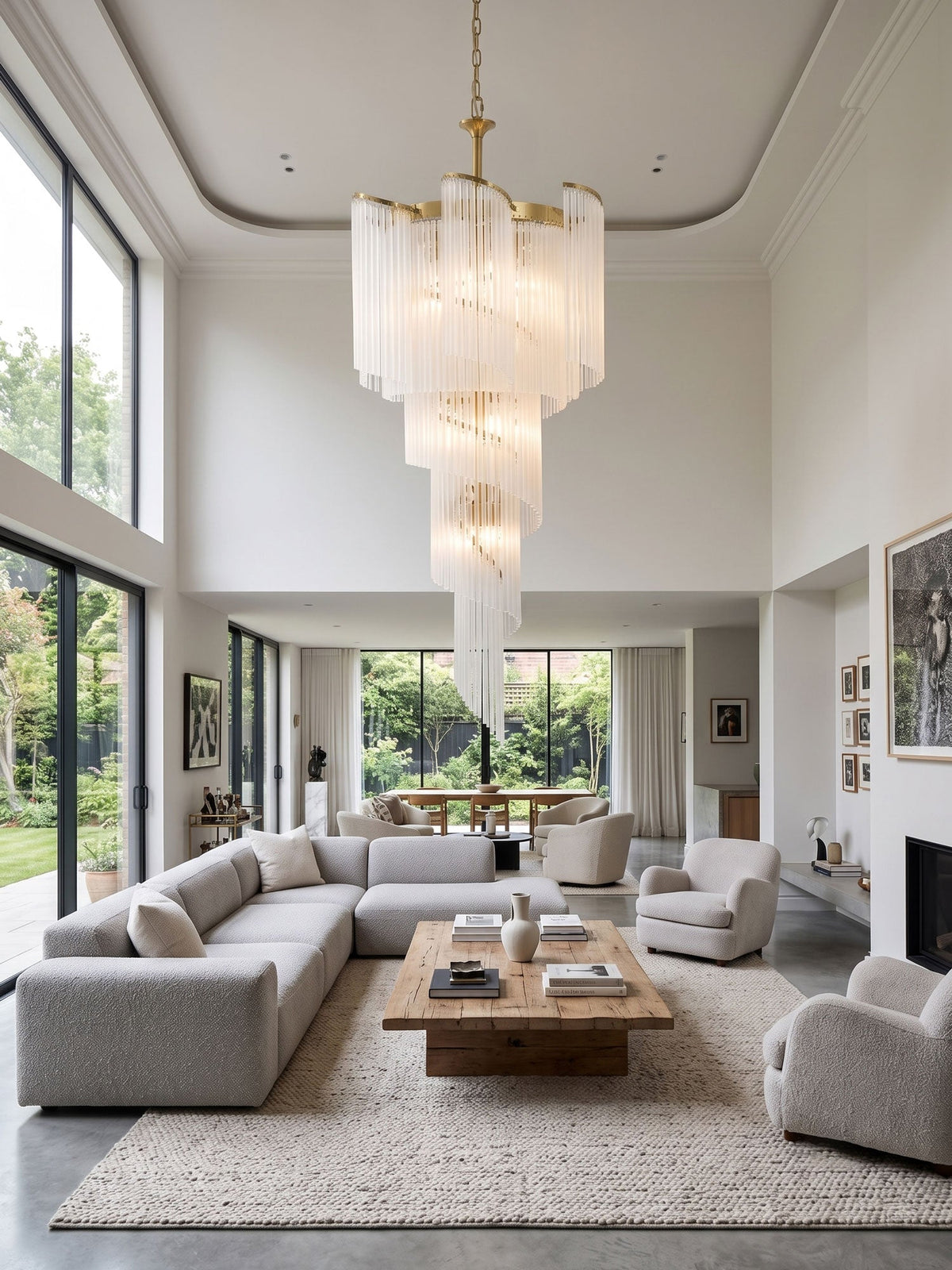 Chandelier Glass Rods — Chandelier | Maison Monashee — view 9