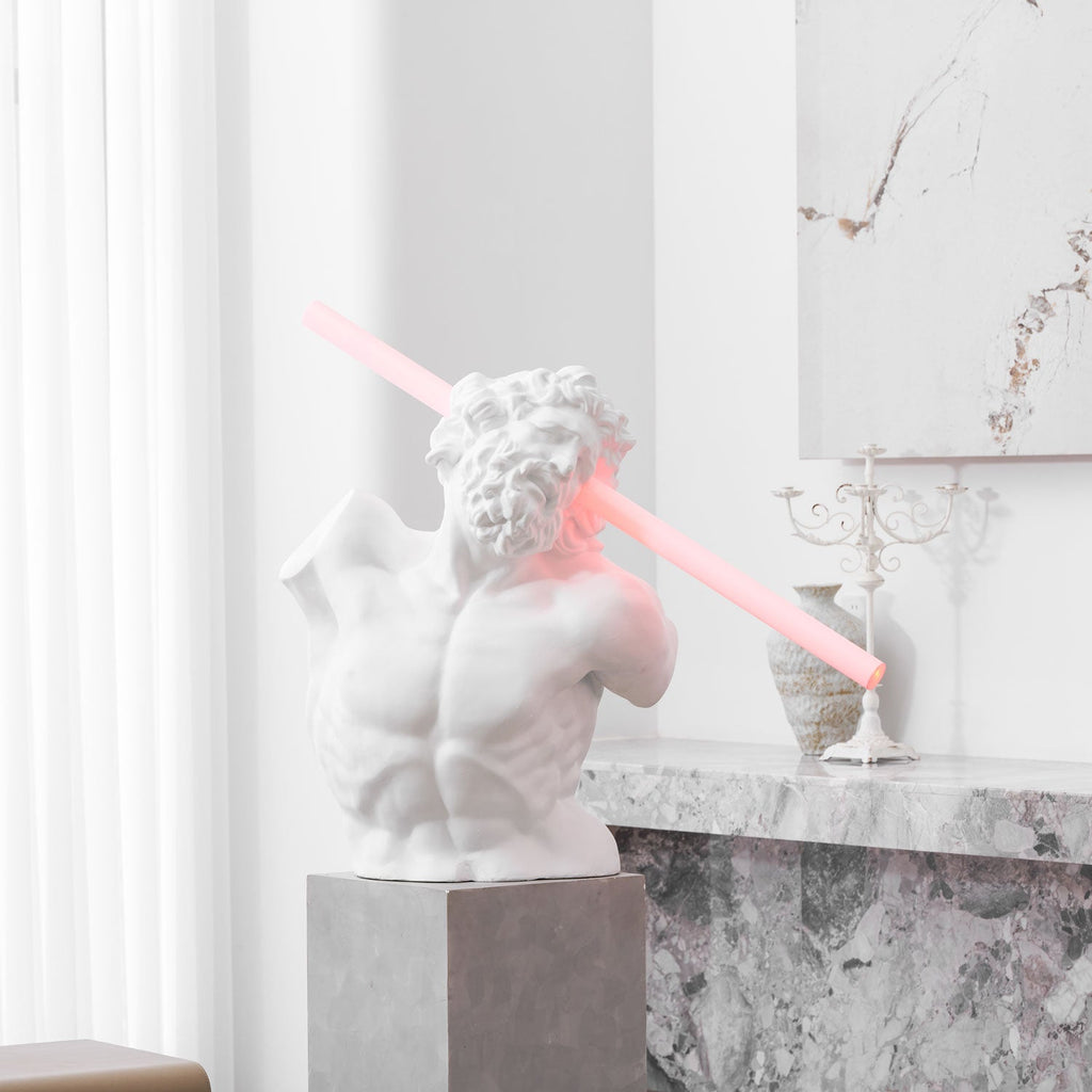 Matte White Table Lamp — Table Lamp | Maison Monashee — view 14