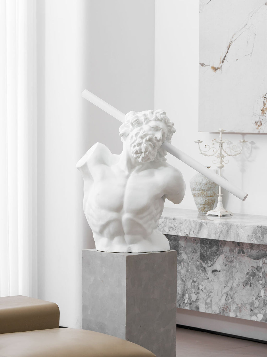 Matte White Table Lamp — Table Lamp | Maison Monashee — view 15