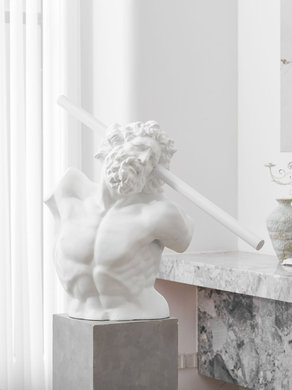 Matte White Table Lamp — Table Lamp | Maison Monashee — view 16