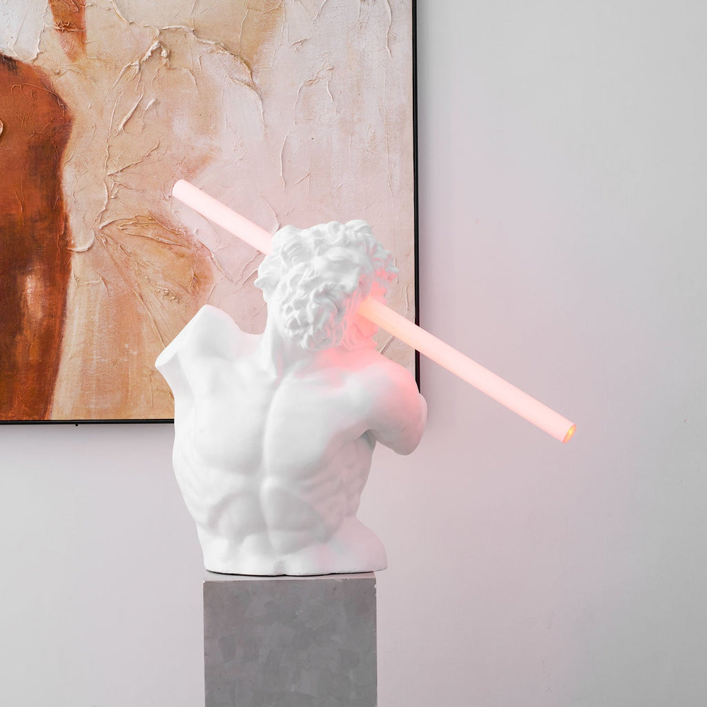 Matte White Table Lamp — Table Lamp | Maison Monashee — view 2