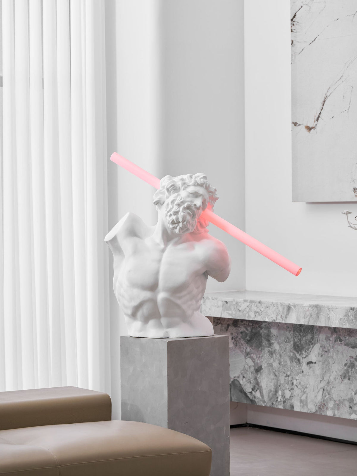 Matte White Table Lamp — Table Lamp | Maison Monashee — view 10