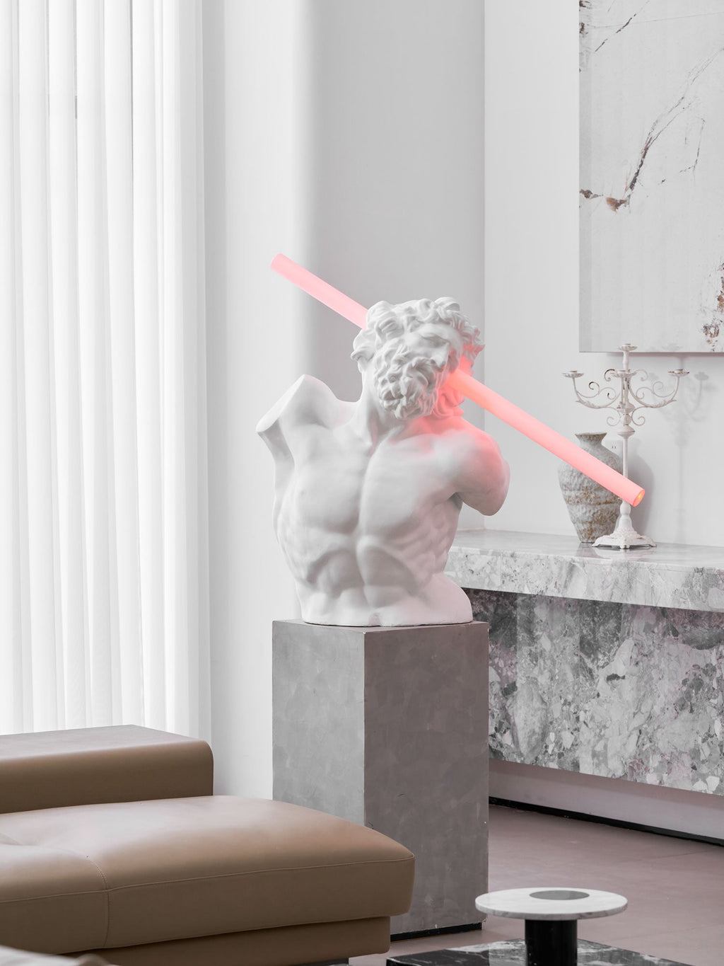 Matte White Table Lamp — Table Lamp | Maison Monashee — view 11