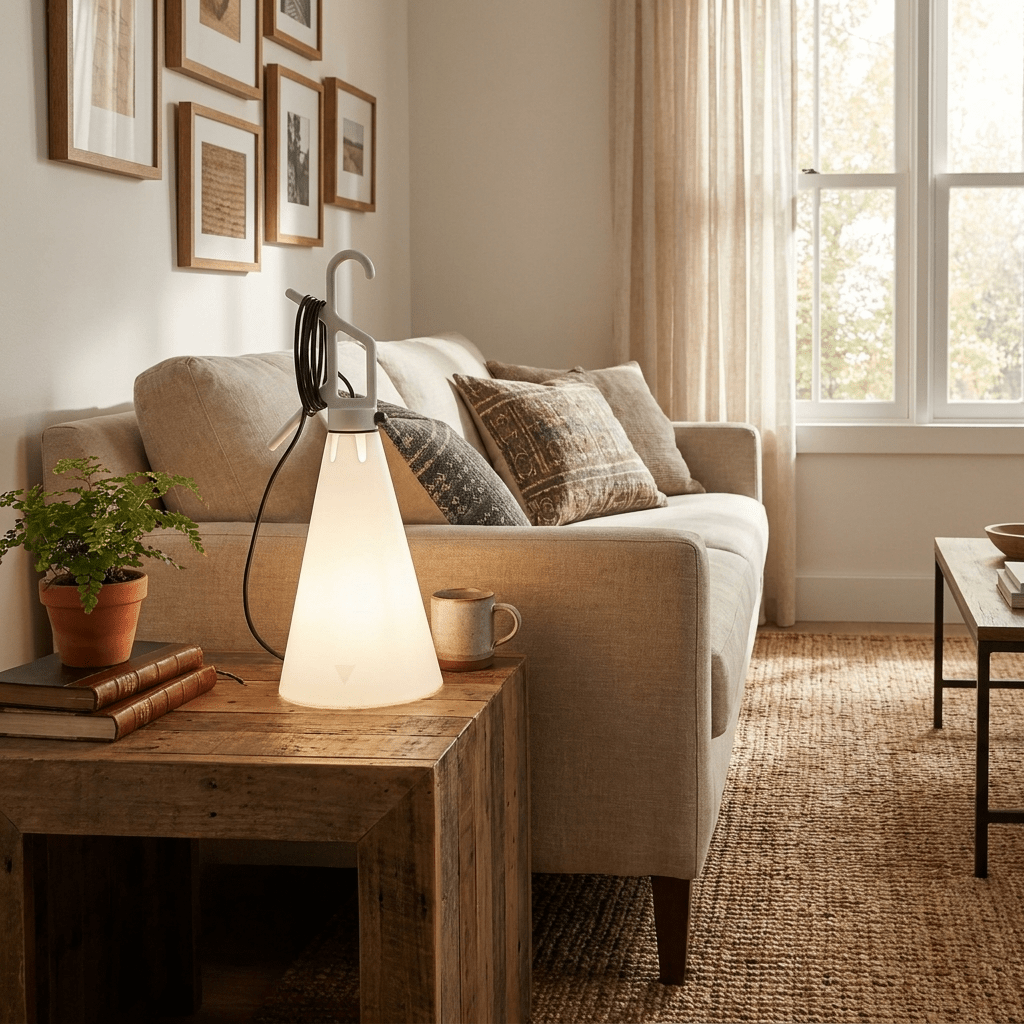 Modern Black Bedside Lamp — Table Lamp | Maison Monashee — view 18