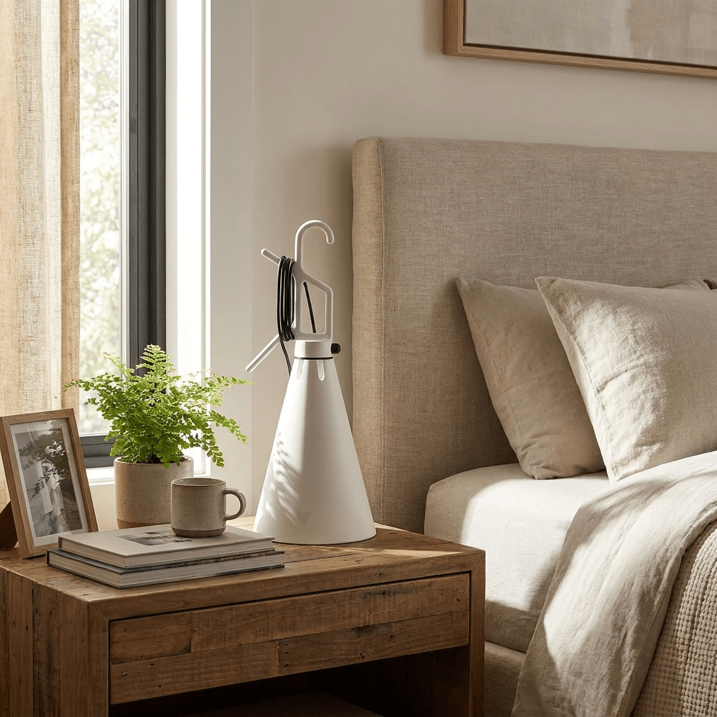Modern Black Bedside Lamp — Table Lamp | Maison Monashee — view 16