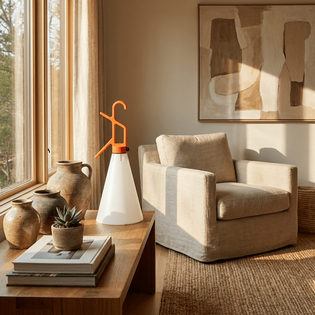 Modern Black Bedside Lamp — Table Lamp | Maison Monashee — view 15