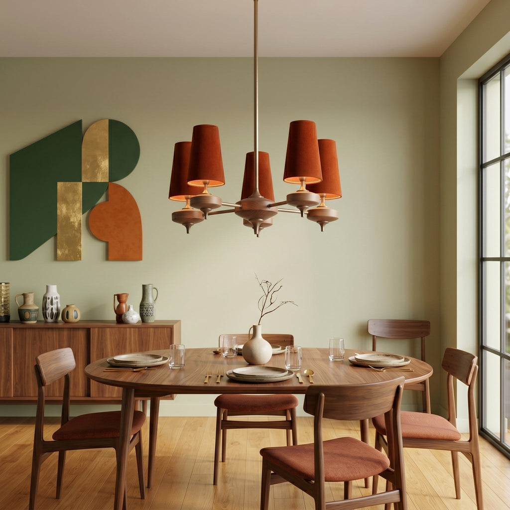 Green Sputnik Chandelier — Chandelier | Maison Monashee — view 2