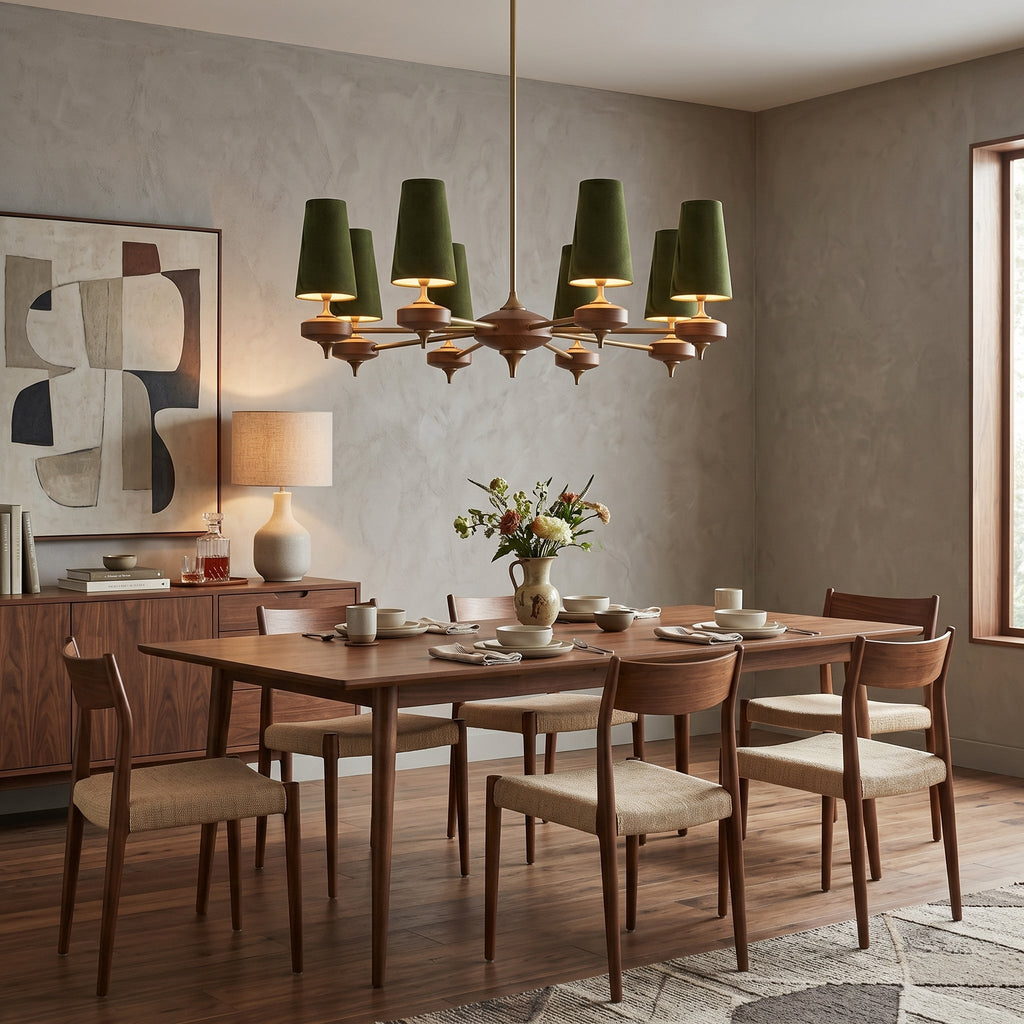 Green Sputnik Chandelier — Chandelier | Maison Monashee — view 4