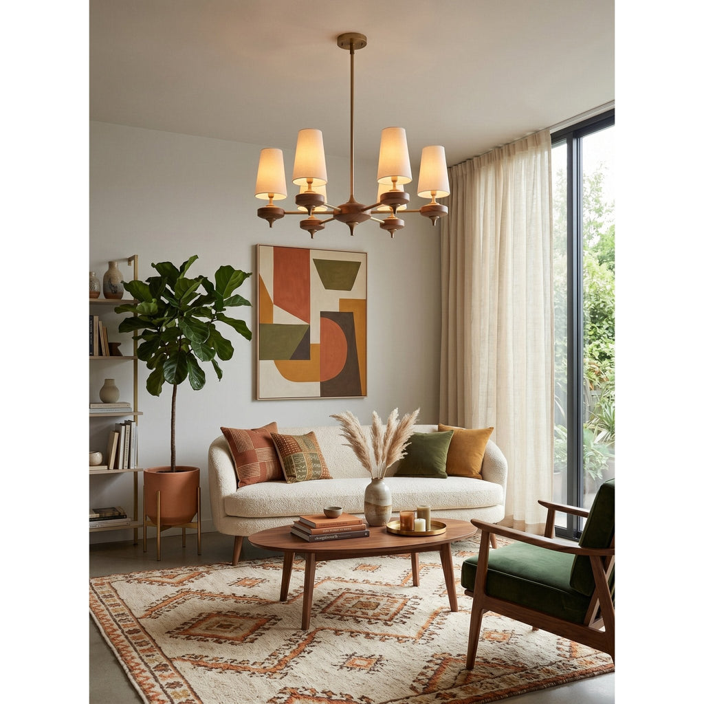 Green Sputnik Chandelier — Chandelier | Maison Monashee — view 6