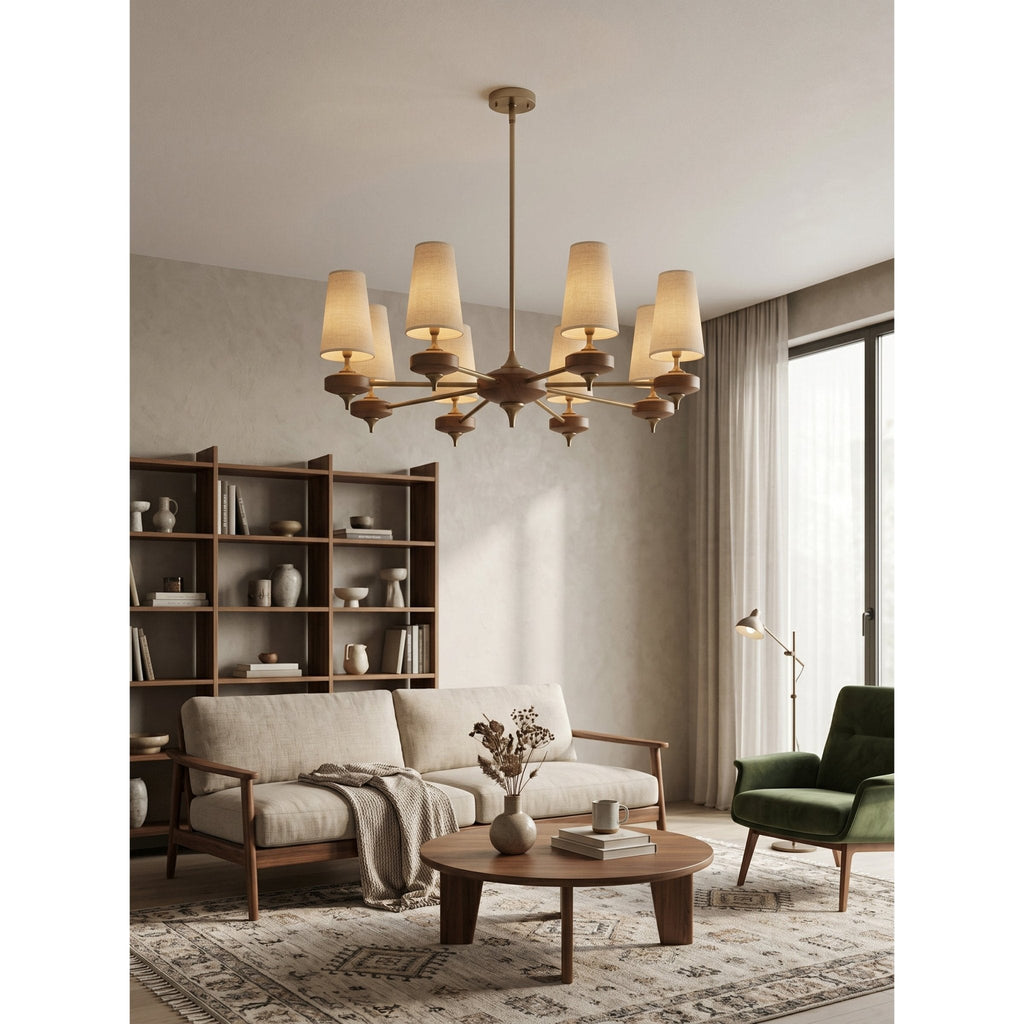 Green Sputnik Chandelier — Chandelier | Maison Monashee — view 9