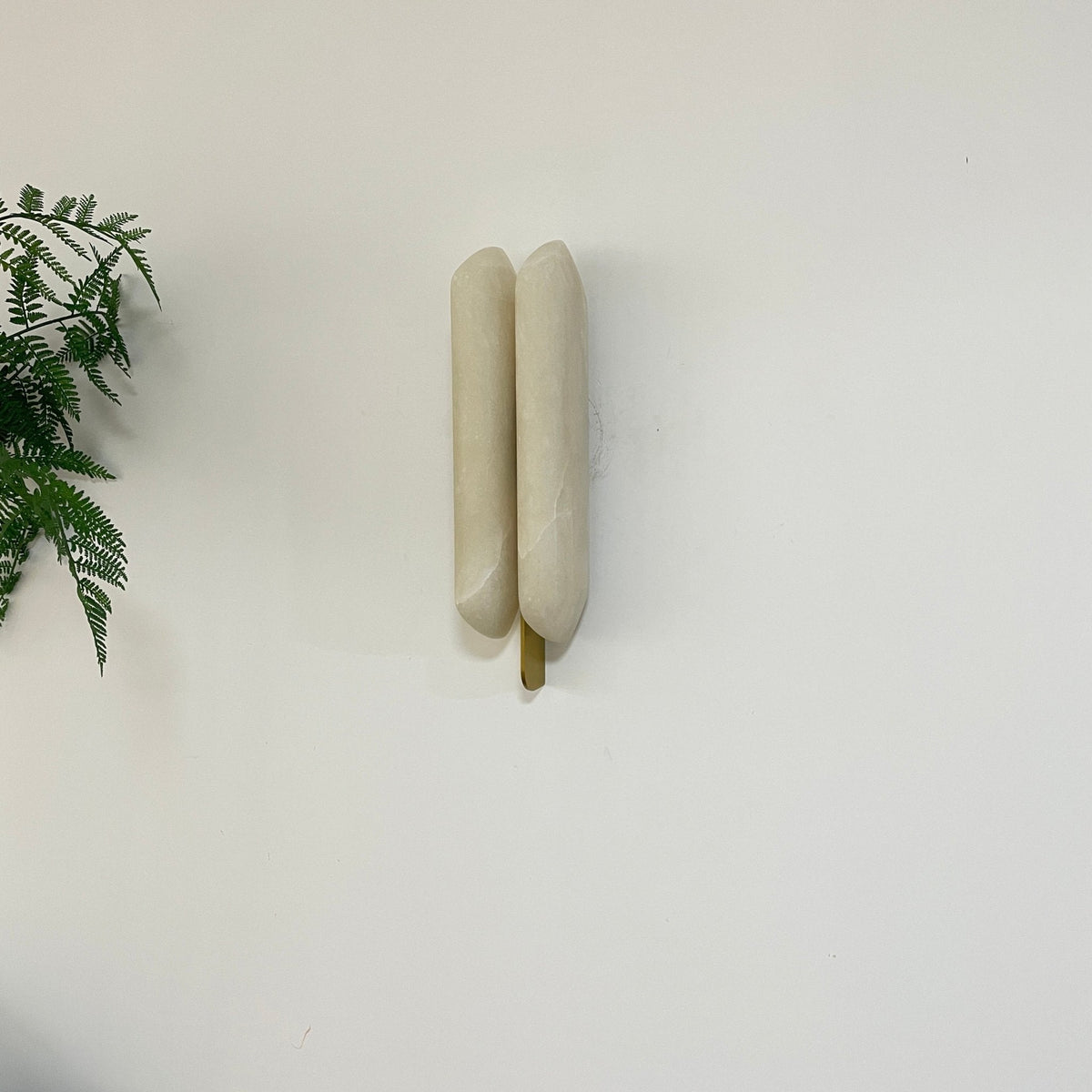 Large Alabaster Wall Sconce — Wall Sconce | Maison Monashee — view 8