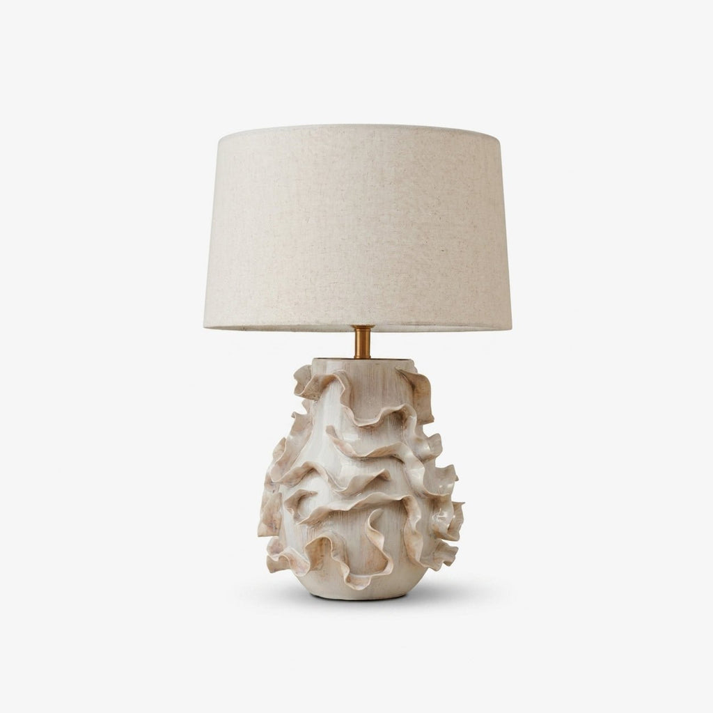 Off White Ceramic Table Lamp — Table Lamp | Maison Monashee