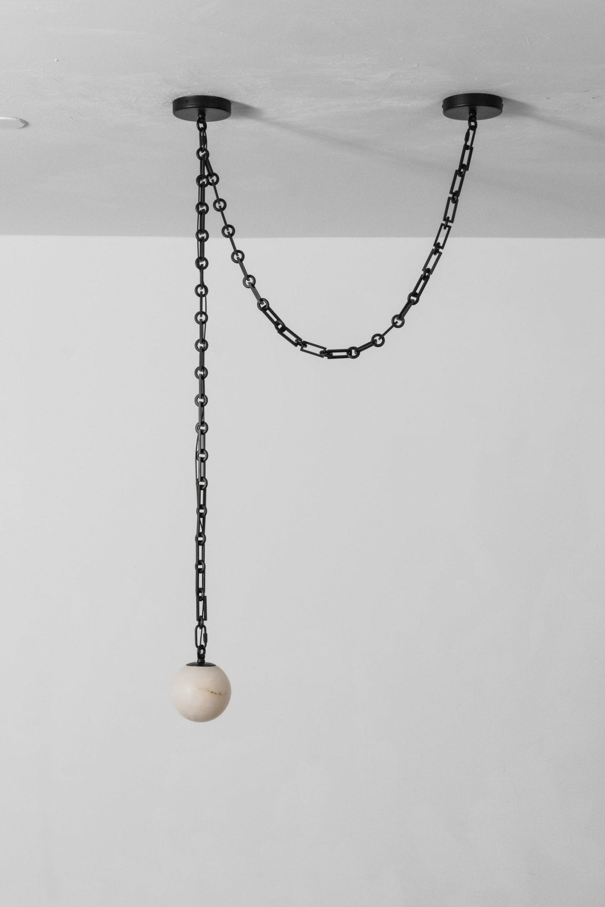 Industrial Orb Chandelier — Chandelier | Maison Monashee — view 19