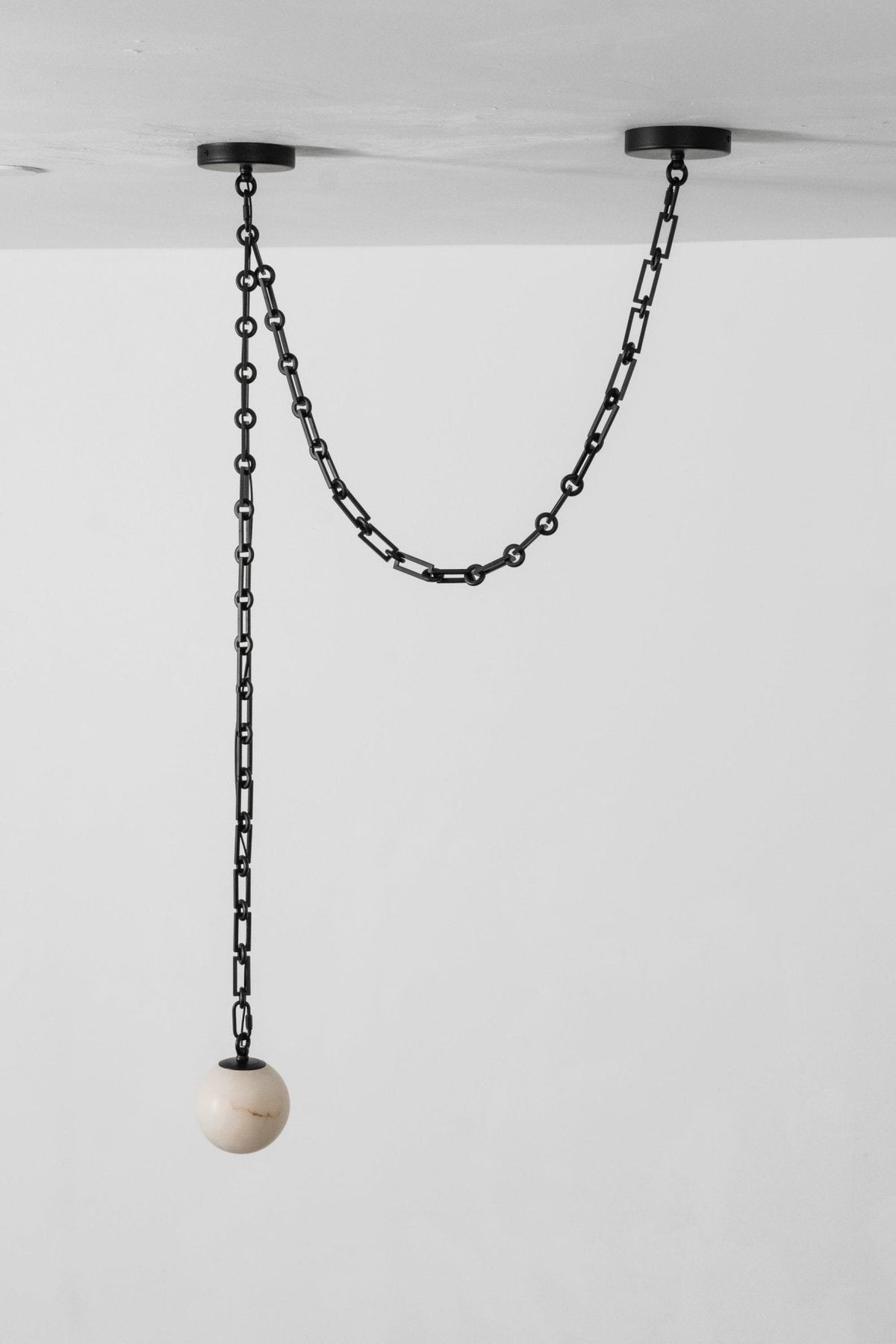Industrial Orb Chandelier — Chandelier | Maison Monashee — view 20