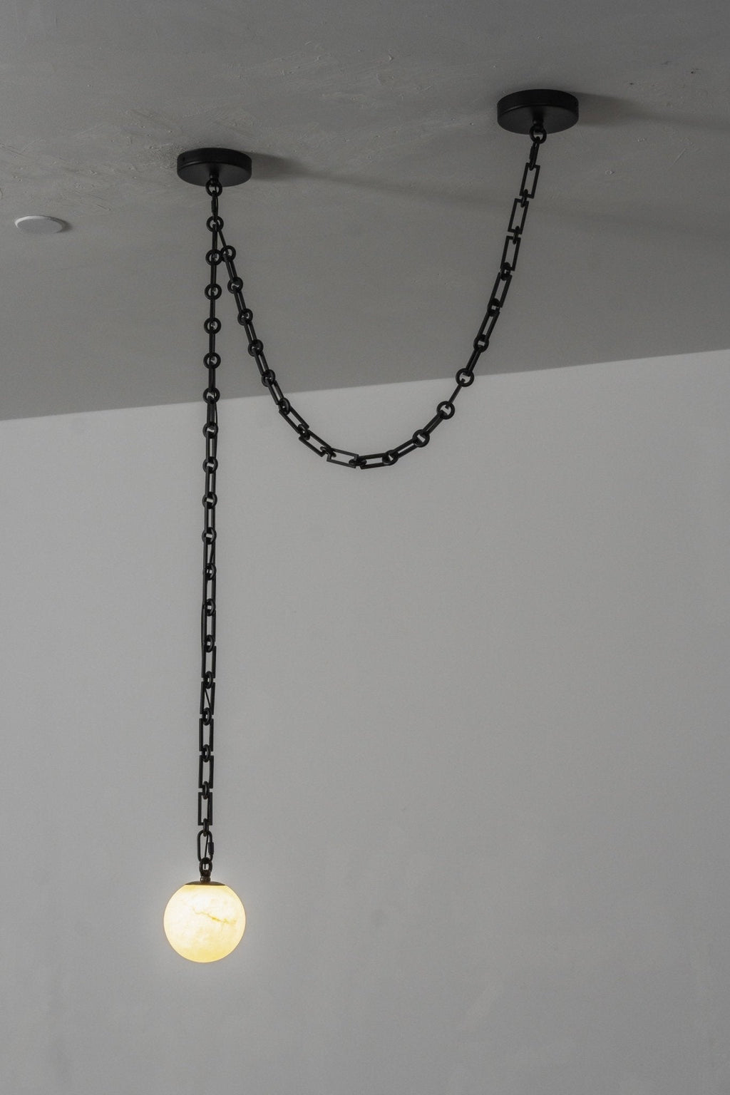 Industrial Orb Chandelier — Chandelier | Maison Monashee — view 21