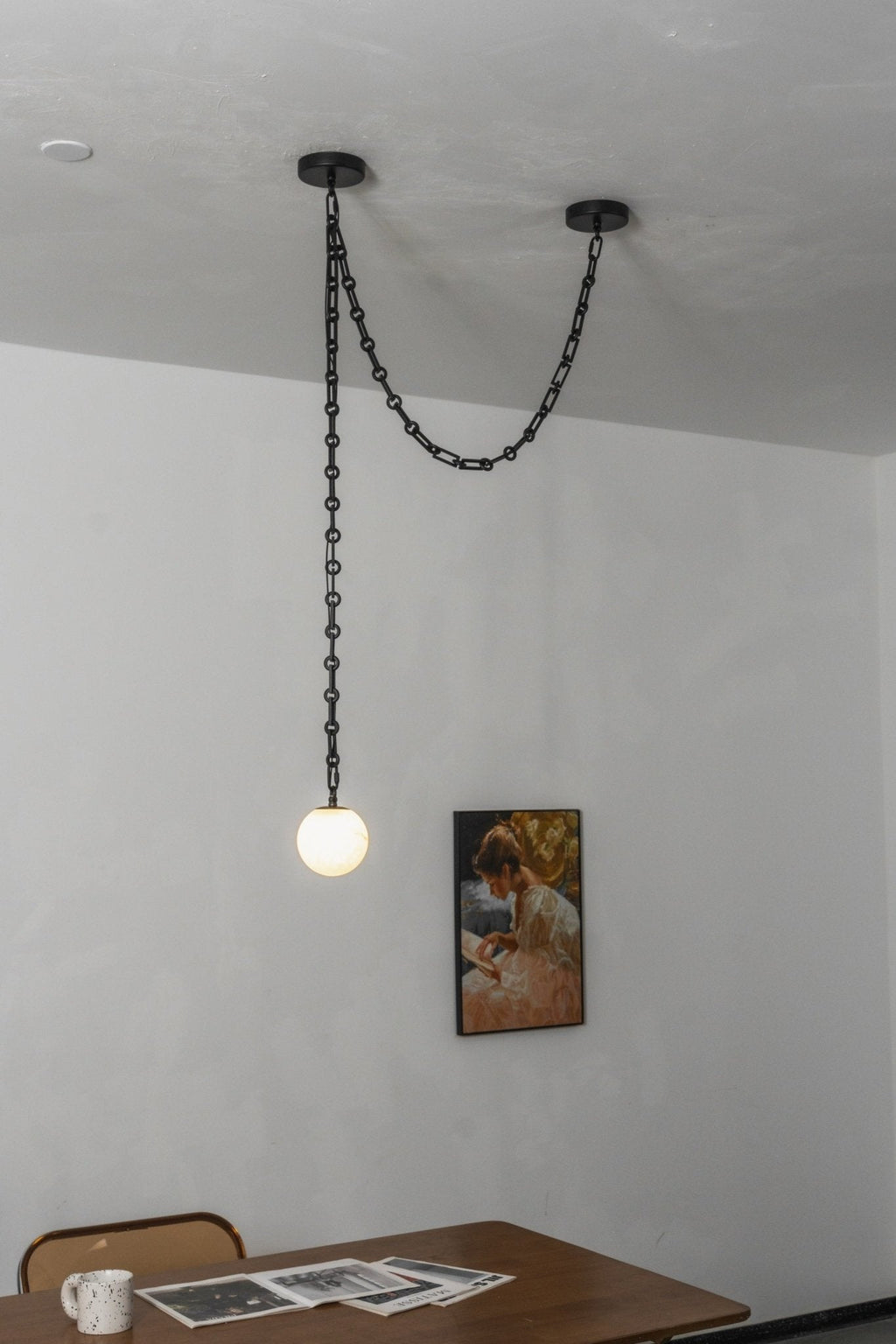 Industrial Orb Chandelier — Chandelier | Maison Monashee — view 25