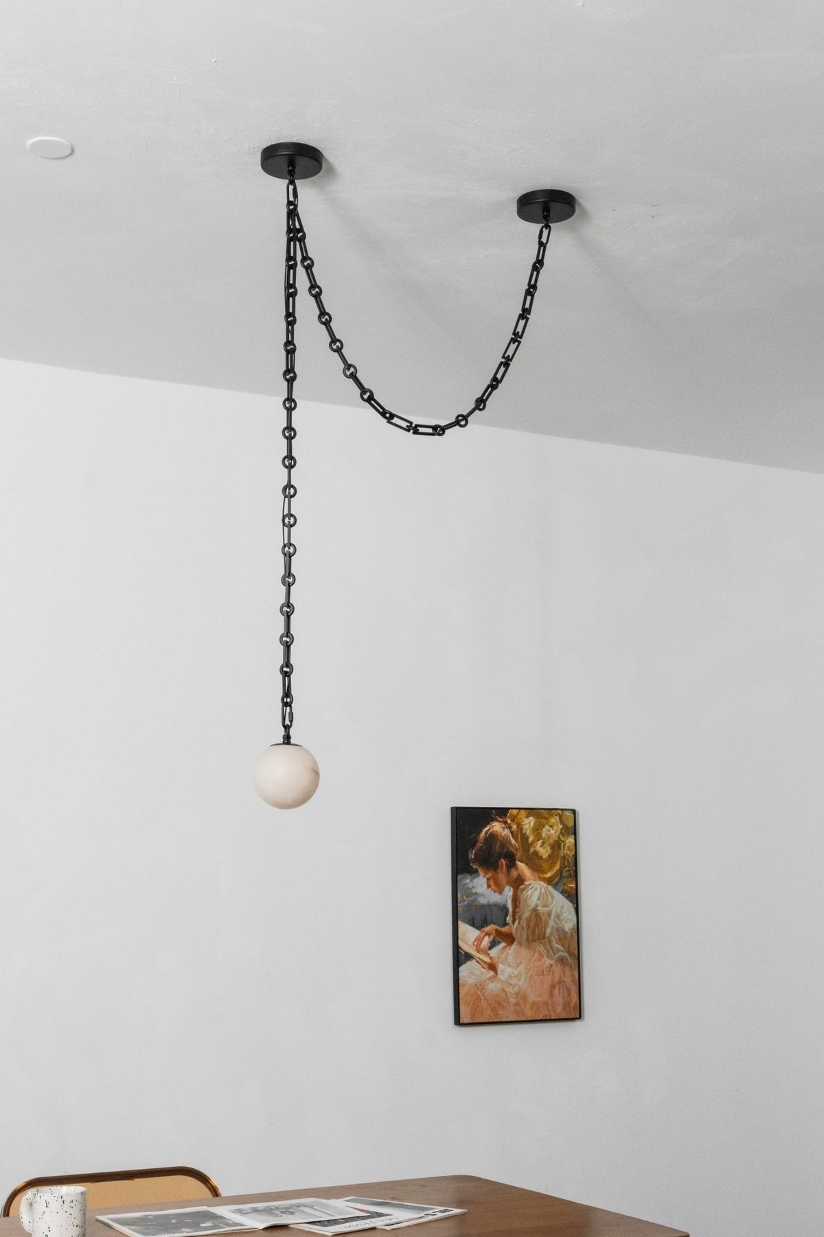 Industrial Orb Chandelier — Chandelier | Maison Monashee — view 26