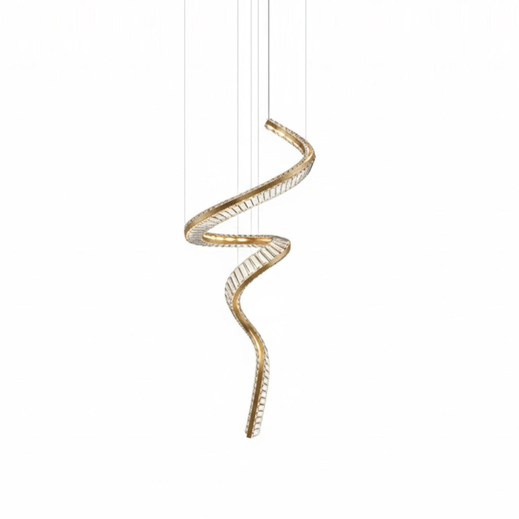 Glass Crystal Chandelier — Chandelier | Maison Monashee — view 28