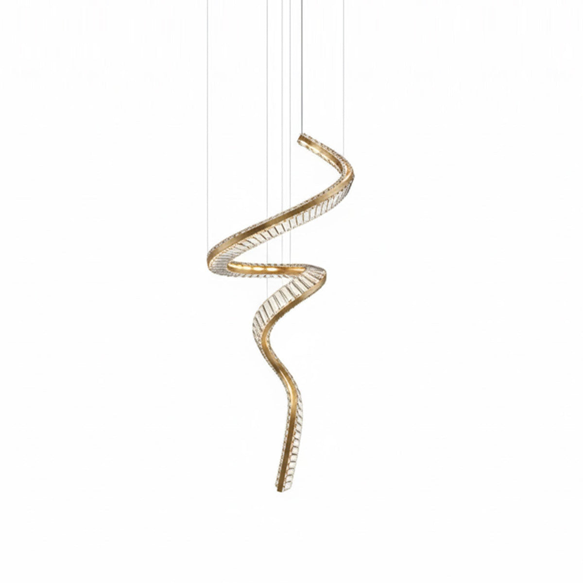 Glass Crystal Chandelier — Chandelier | Maison Monashee — view 28
