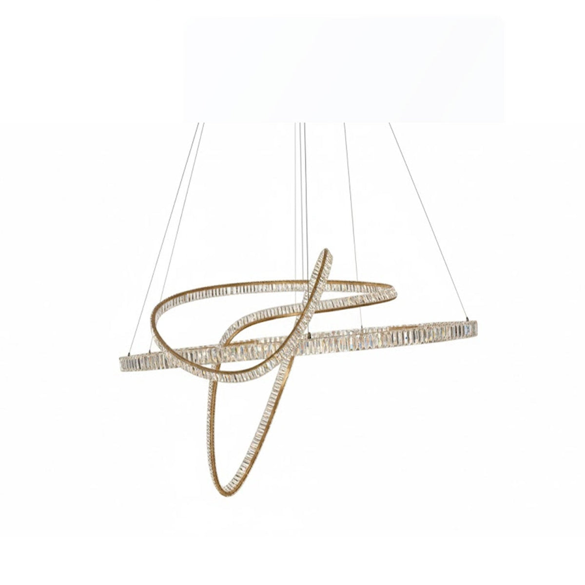 Glass Crystal Chandelier — Chandelier | Maison Monashee — view 29