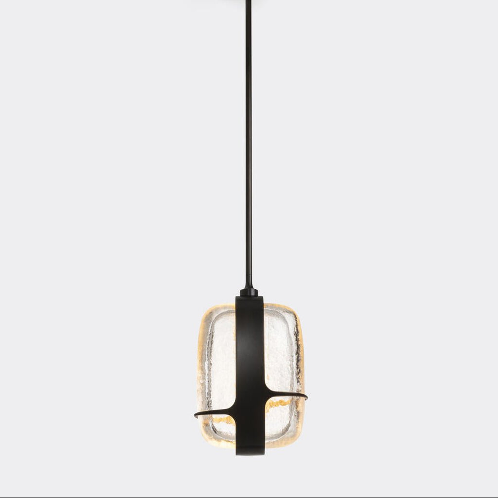 Rectangular Glass Pendant Light — Pendant Light | Maison Monashee — view 12
