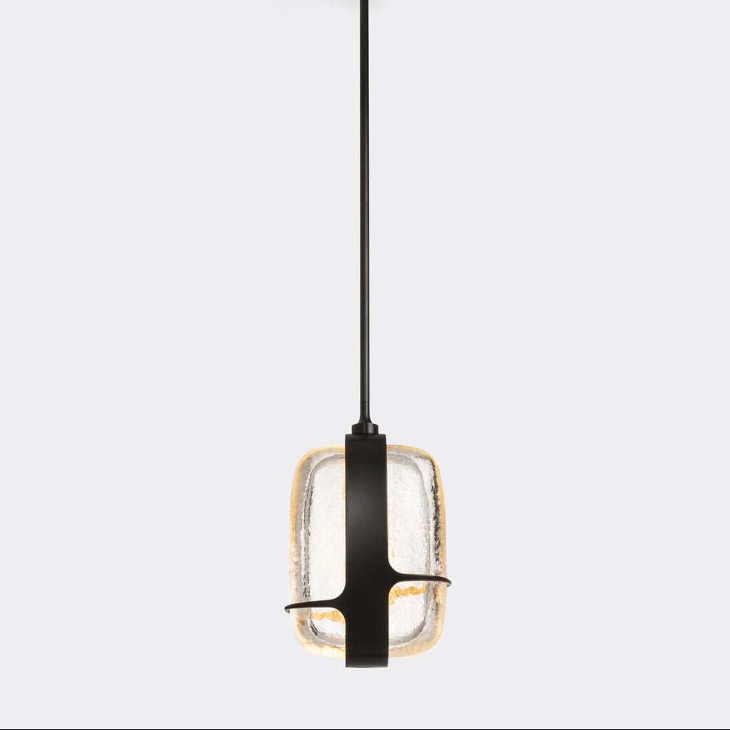Rectangular Glass Pendant Light — Pendant Light | Maison Monashee — view 12