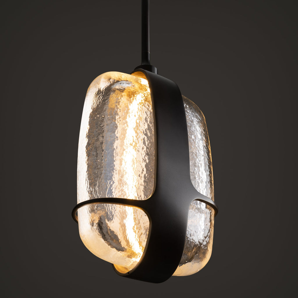 Rectangular Glass Pendant Light — Pendant Light | Maison Monashee — view 14
