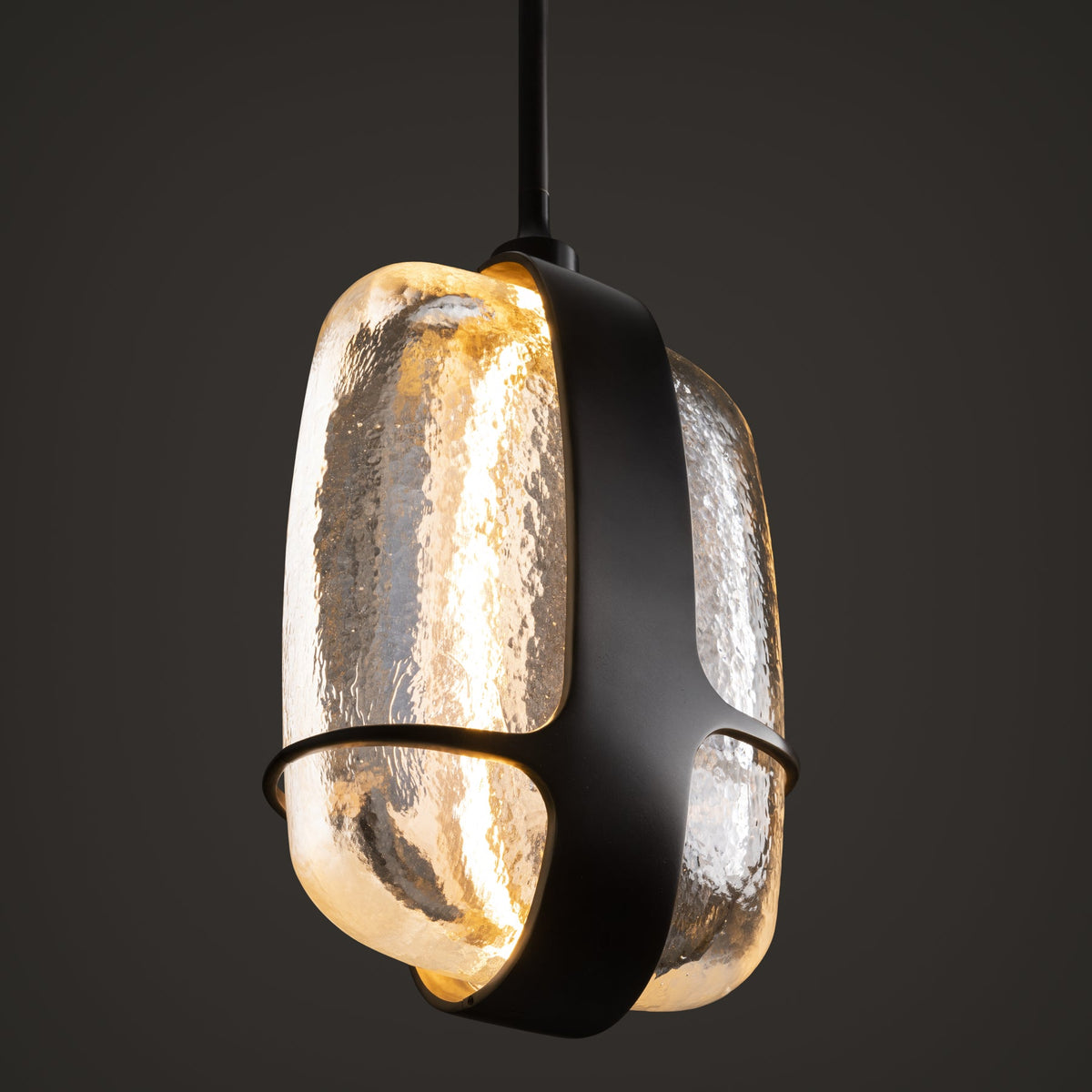 Rectangular Glass Pendant Light — Pendant Light | Maison Monashee — view 14
