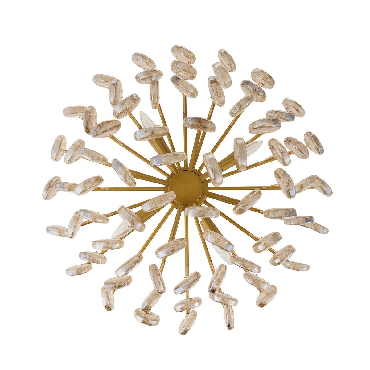Seeded Glass Chandelier — Chandelier | Maison Monashee — view 10