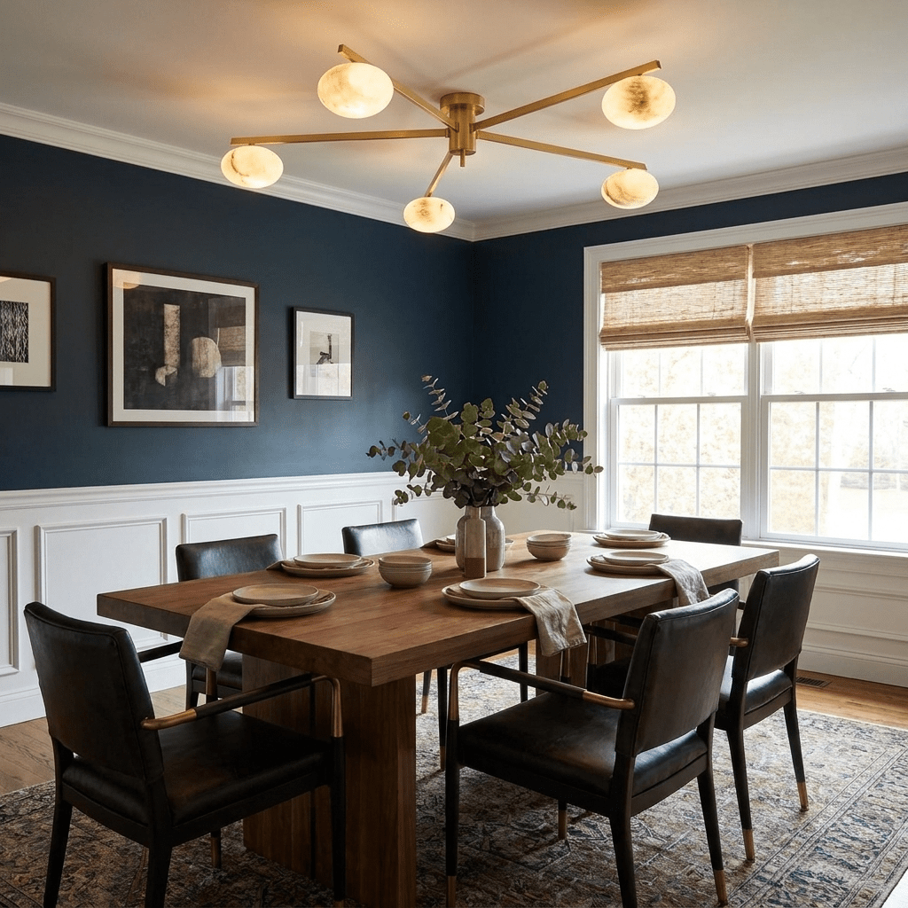 White Oval Ceiling Light — Ceiling Light | Maison Monashee — view 3