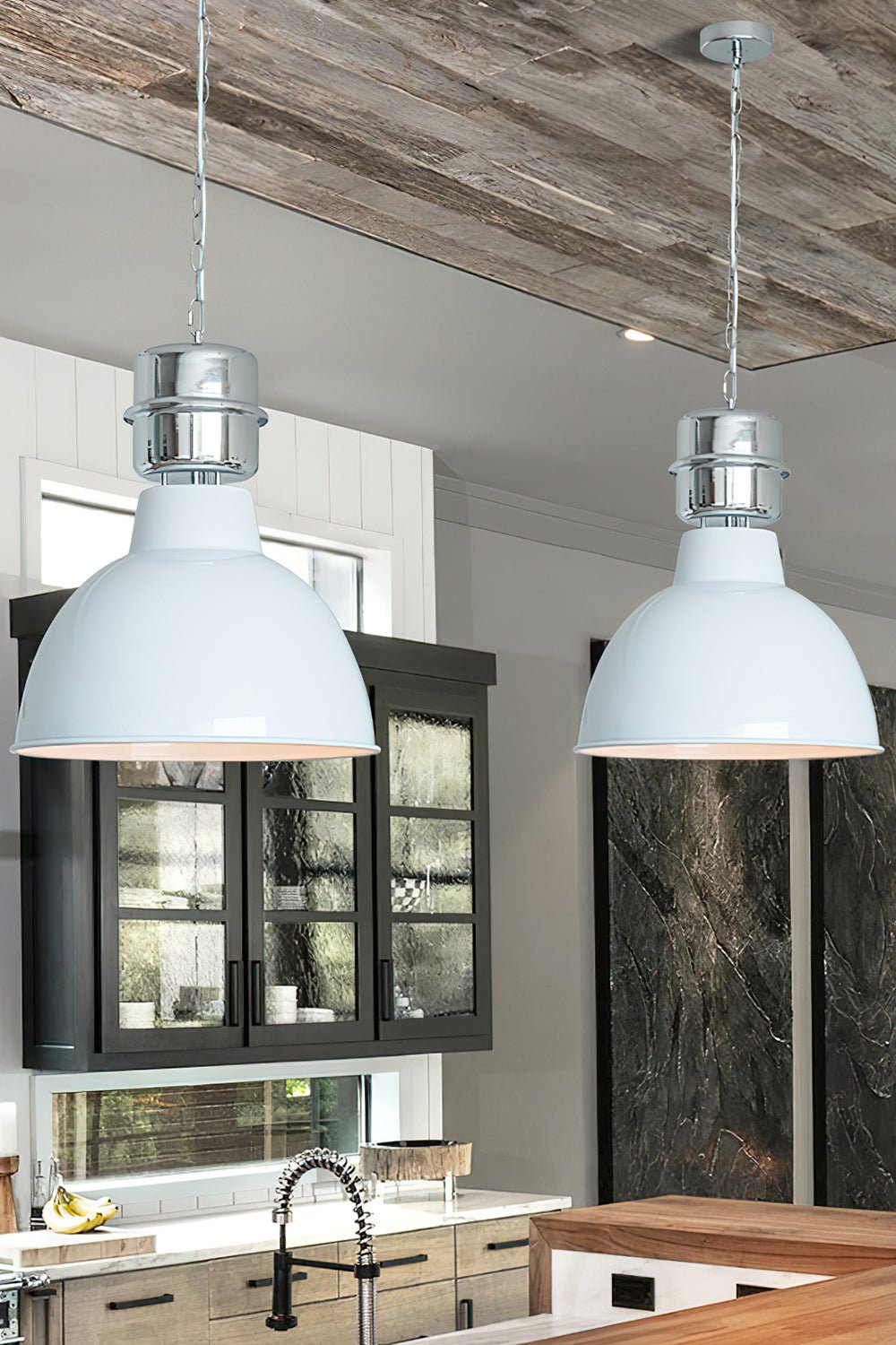 Industrial Dome Pendant Light — Pendant Light | Maison Monashee — view 6