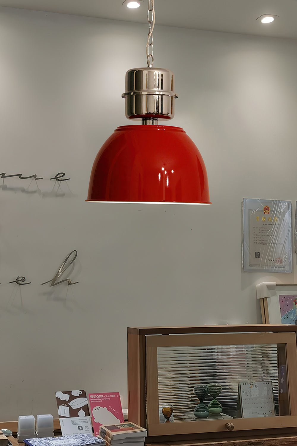 Industrial Dome Pendant Light — Pendant Light | Maison Monashee — view 18