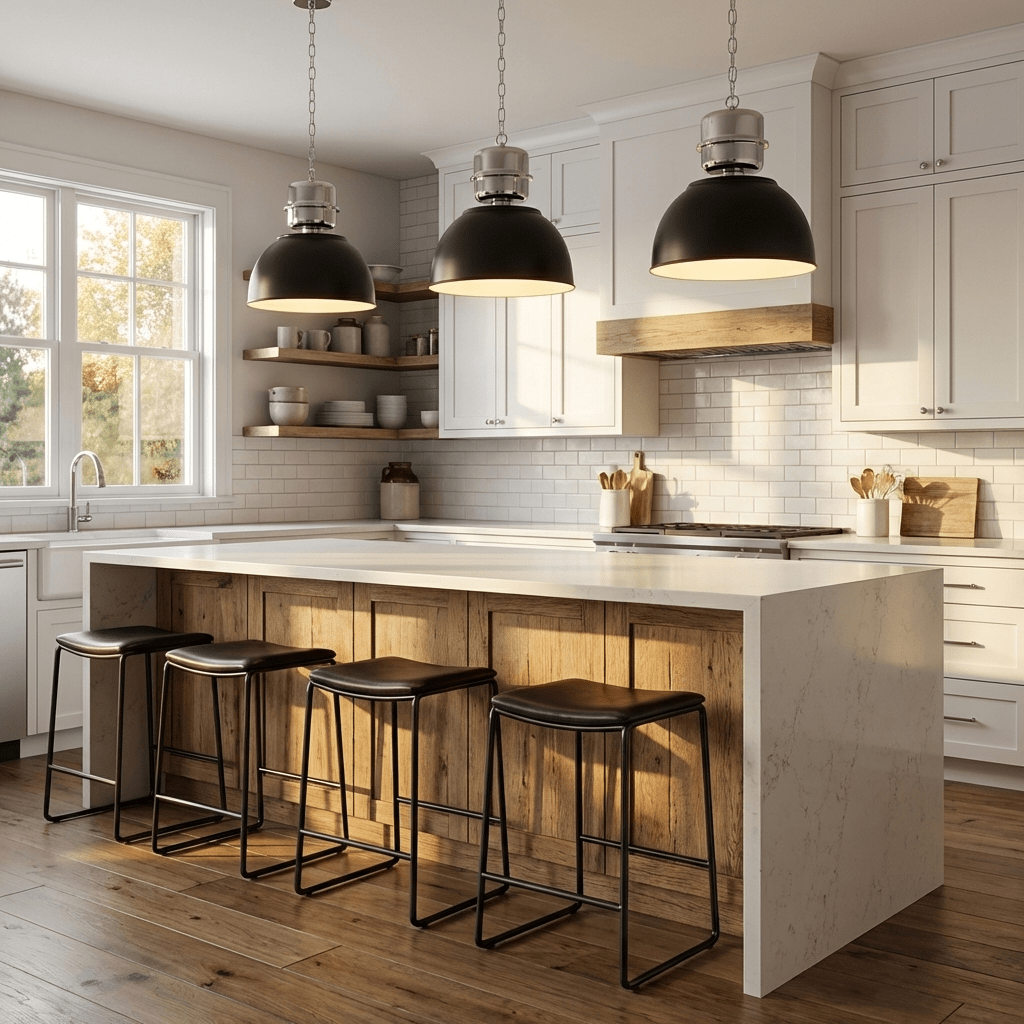 Industrial Dome Pendant Light — Pendant Light | Maison Monashee — view 2