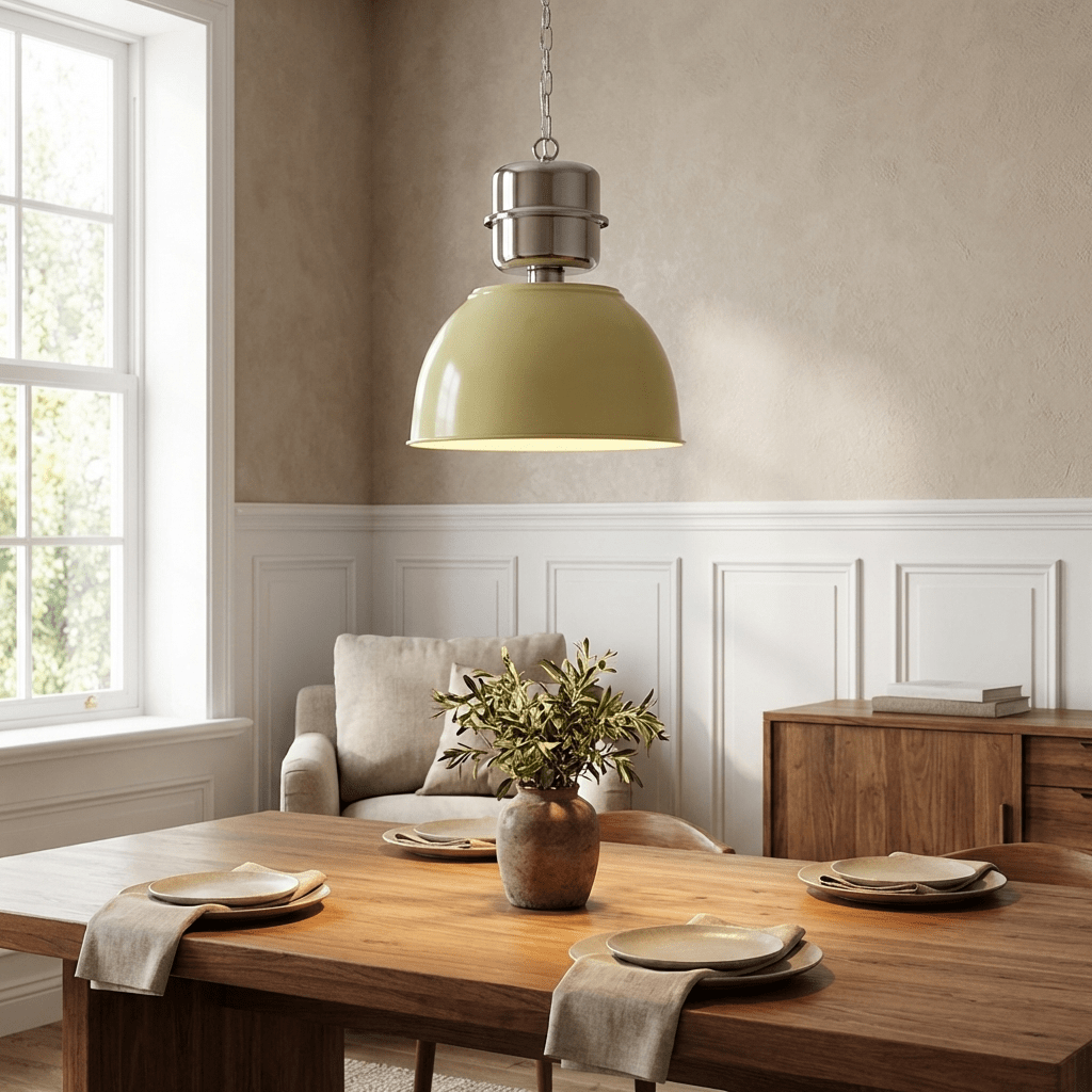 Industrial Dome Pendant Light — Pendant Light | Maison Monashee — view 4