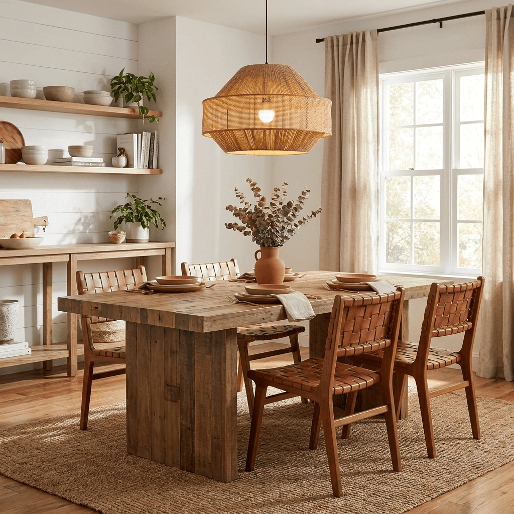 Rattan Woven Pendant Light — Pendant Light | Maison Monashee — view 7