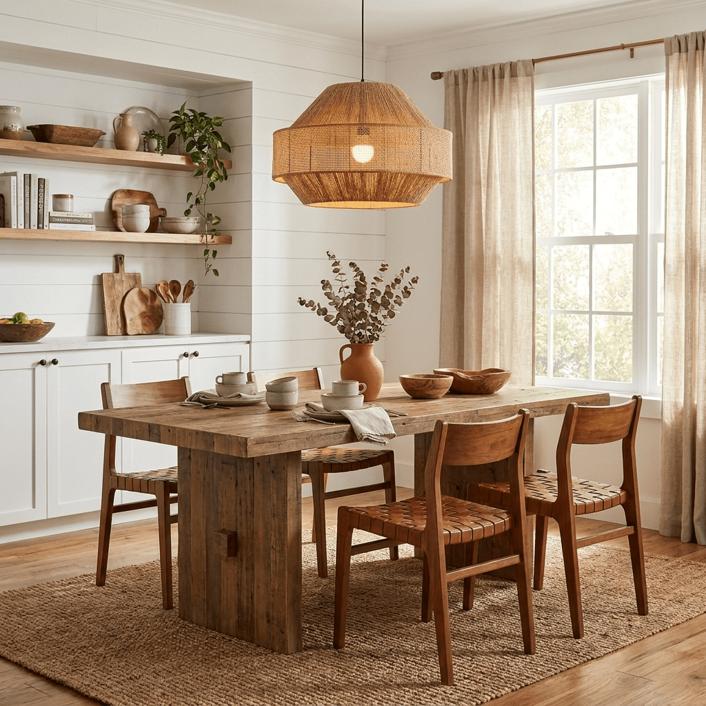 Rattan Woven Pendant Light — Pendant Light | Maison Monashee — view 6