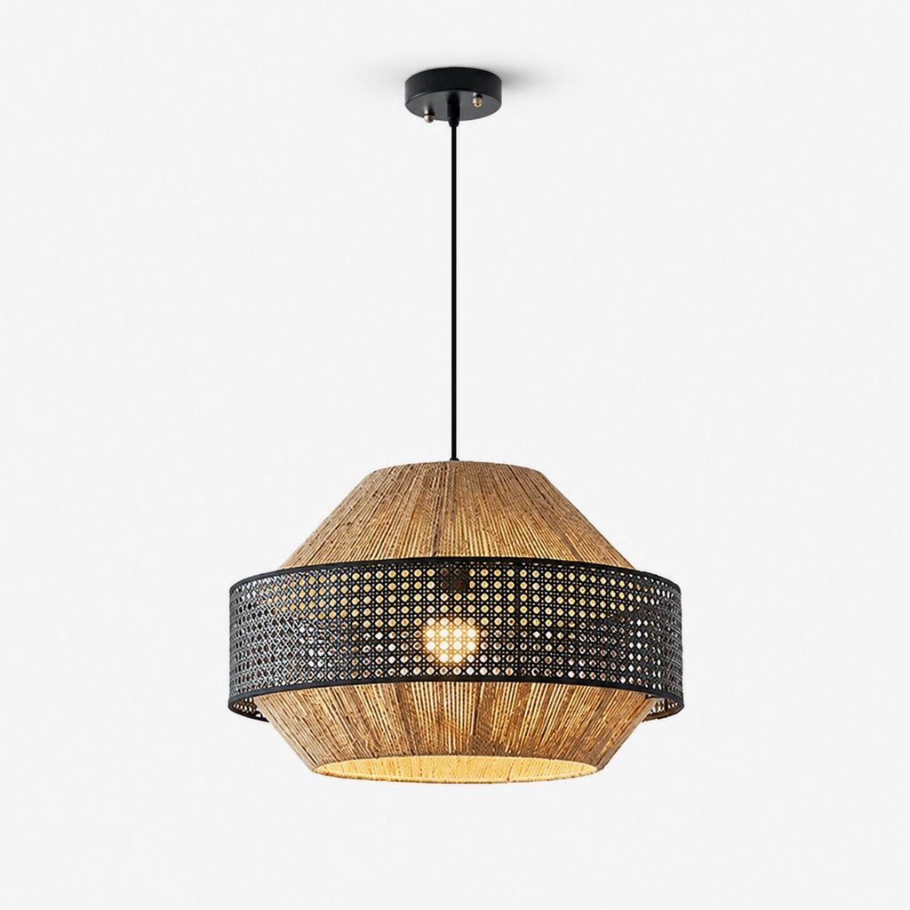 Rattan Woven Pendant Light — Pendant Light | Maison Monashee