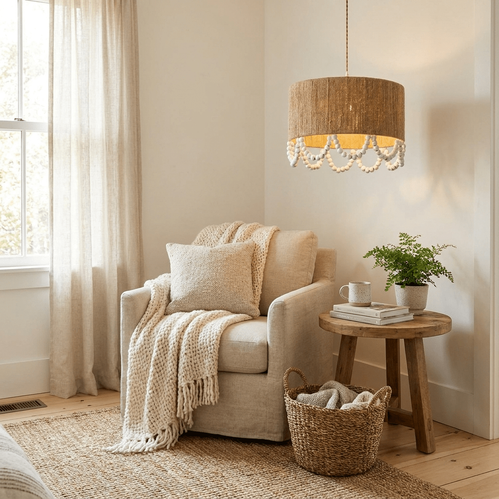Drum Pendant Lighting Fixture — Pendant Light | Maison Monashee — view 4