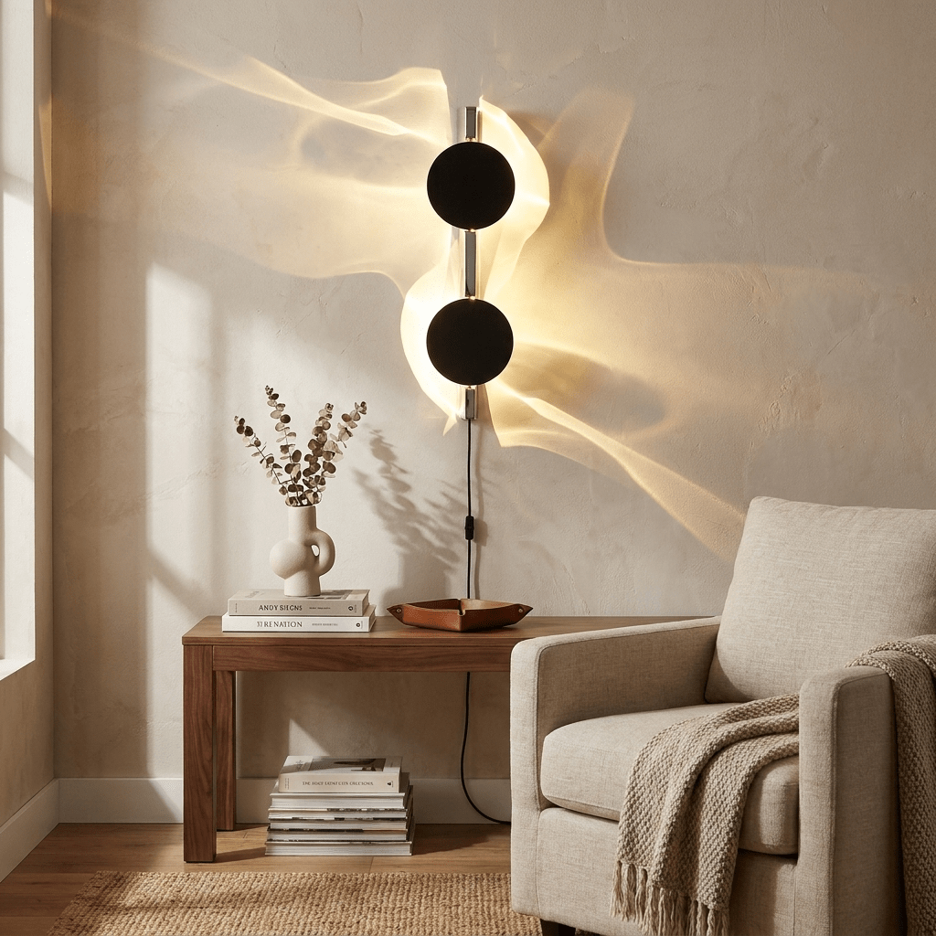 Black Plug-in Wall Sconce — Wall Sconce | Maison Monashee — view 4
