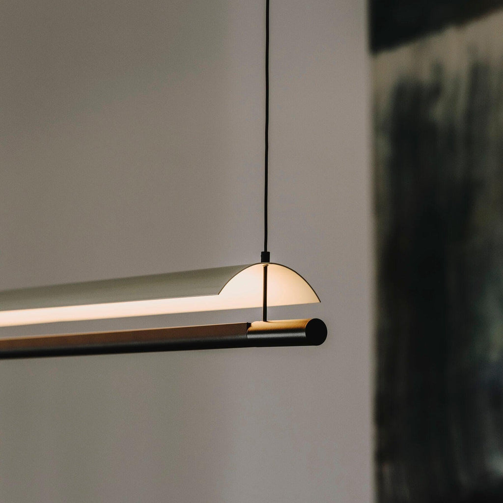 Linear Pendant Light Black — Pendant Light | Maison Monashee — view 3